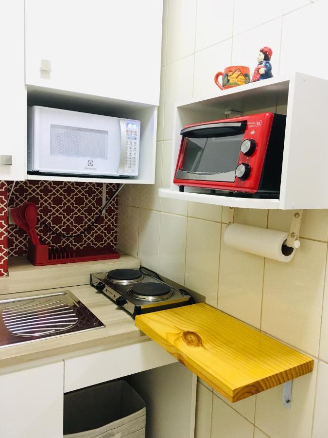 Kitnet Aconchegante Beira Mar. Apartman Santos Kültér fotó