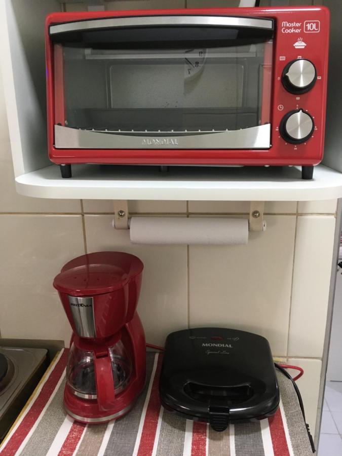 Kitnet Aconchegante Beira Mar. Apartman Santos Kültér fotó