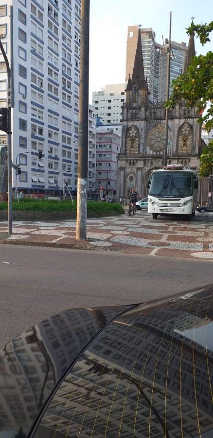 Kitnet Aconchegante Beira Mar. Apartman Santos Kültér fotó