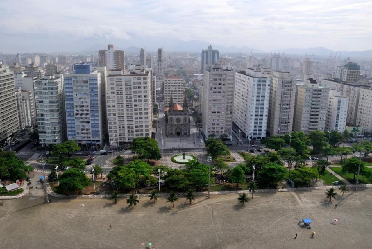 Kitnet Aconchegante Beira Mar. Apartman Santos Kültér fotó