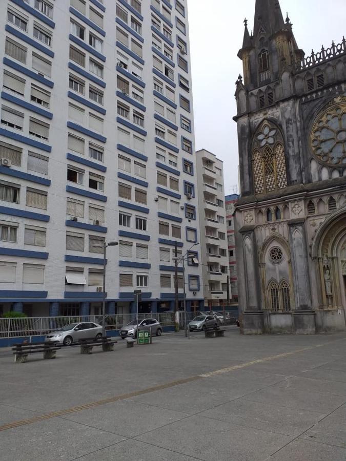 Kitnet Aconchegante Beira Mar. Apartman Santos Kültér fotó